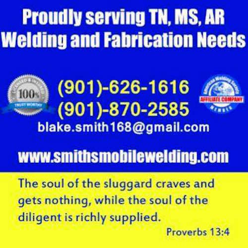 Smith's Mobile Welding 3636 Carnes Ave, Memphis, TN, 38111