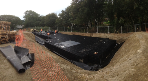 Attenuation Tank Installation
