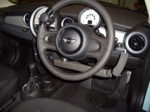 Assisted Power Steering in a BMW Mini.