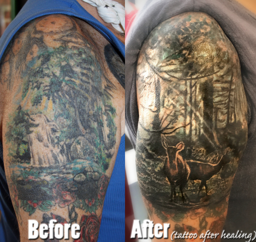 tattoo cover up ,Stotker Tattoo shop London