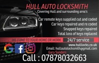 car keys hull 07878032663