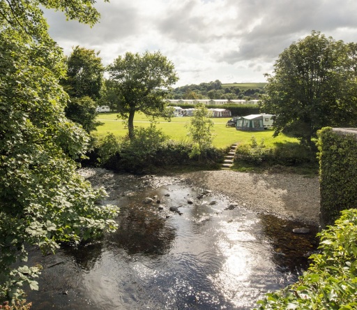 View from Harford Bridge to Campsite