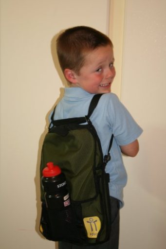 Off to school with chair satchel