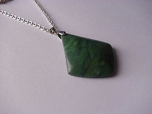 Jade semi precious pendant