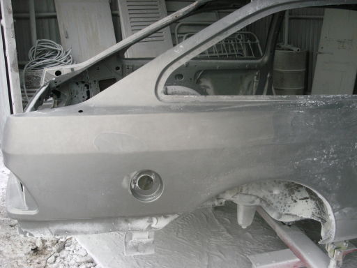 Cosworth Rally car after Soda Blasting