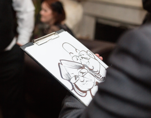 drawing board Mick Wright Caricatures
