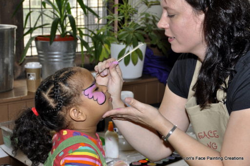 Lori's Face Painting Creations. Well Being Mela Edinburgh