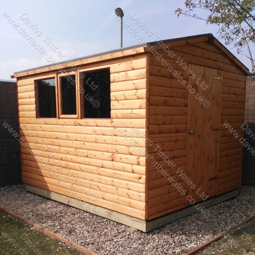 Apex Garden Shed, made to order