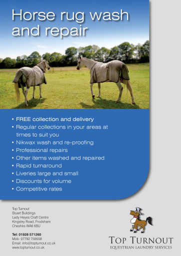 Horse Rug Wash and Repair