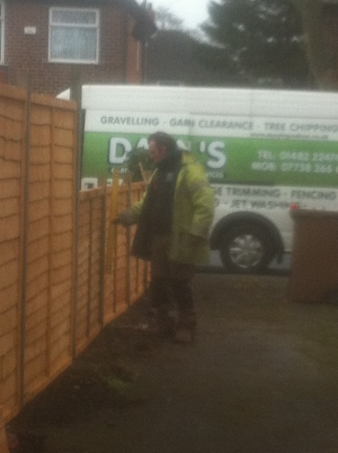 FENCING PANELS FITTED