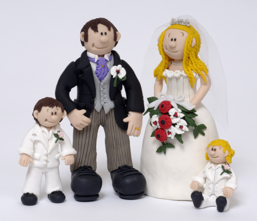 Ludicris Signature Personalised wedding cake Topper