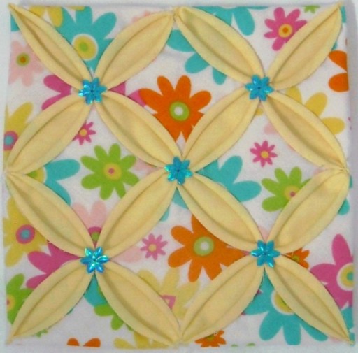 Cathedral window patchwork kit