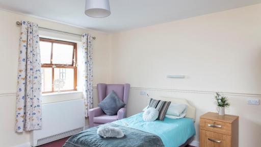 Paisley Lodge Care Home Bedroom