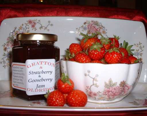 Award winning Strawberry and Gooseberry Jam