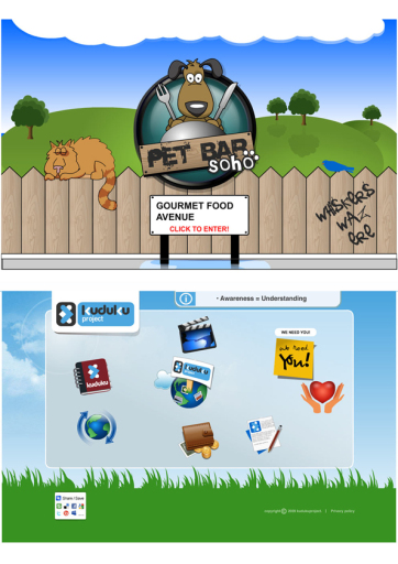 pet bar soho website design