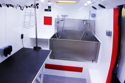 Inside the salon