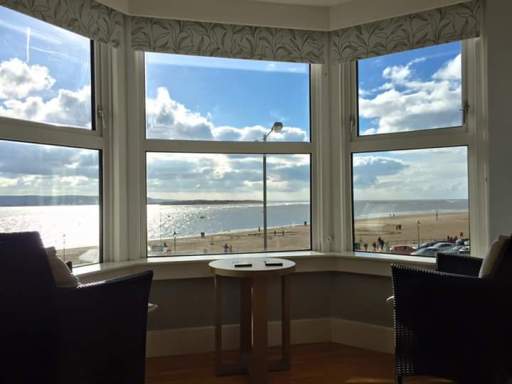 Superb sea views from The Lookout