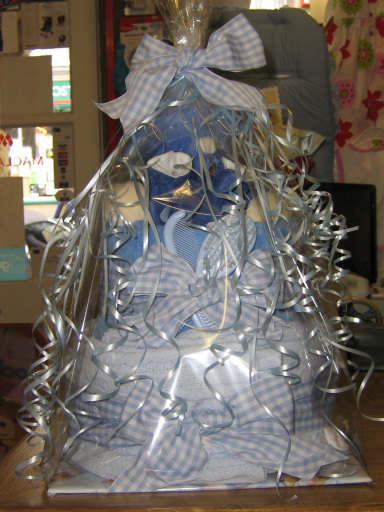 Blue Nappy Cake