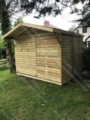 Apex Garden Shed, made to order