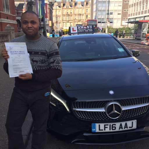 Passed 1st time in Croydon 
