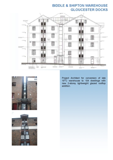 Biddle &amp; Shipton Warehouse, Gloucester Docks - Conversion to Flats