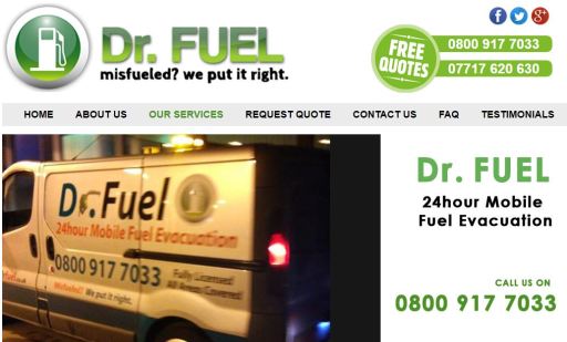removal of contaminated fuel sutton coldfield