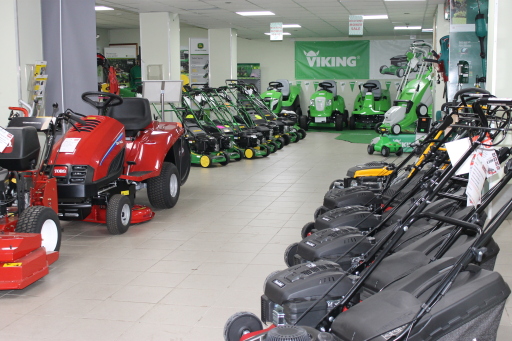 Large Lawnmower Showroom