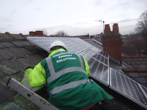 Solar PV installation in Stockport
