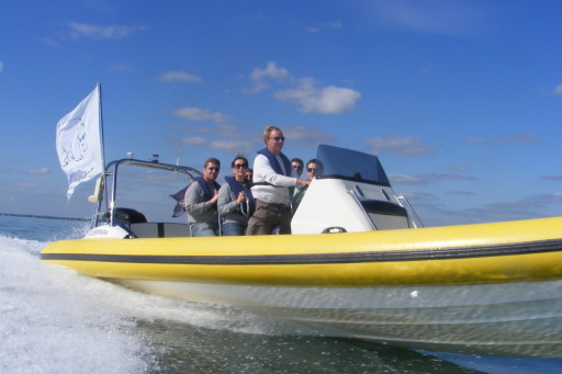 rib treasure hunt on the solent for team building and staff rewards