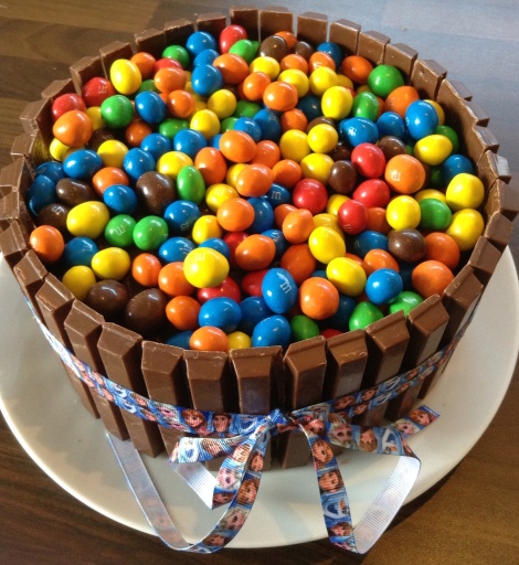 Chocolate birthday cake