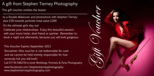Makeover &amp; Photoshoot Gift Voucher