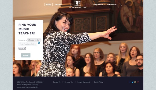 MusicTeacher.co.uk Homepage
