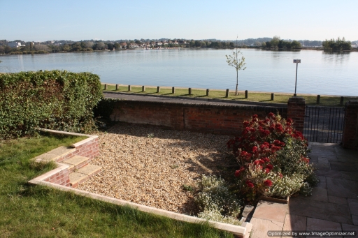 Panaramic view of the 55acre boating Lake from the flats