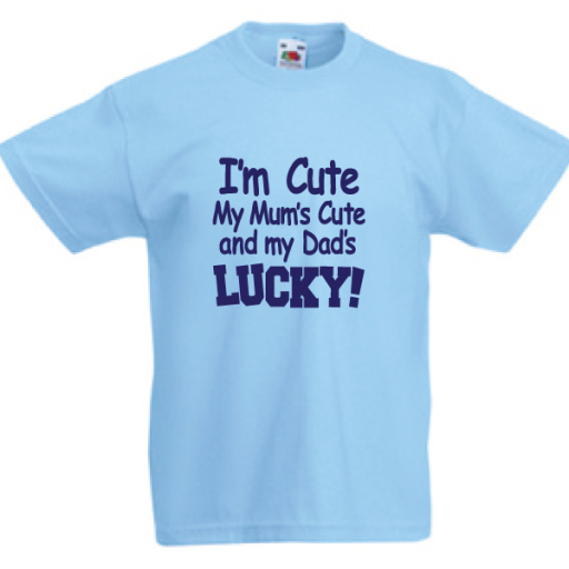 cute kids slogan t-shirt