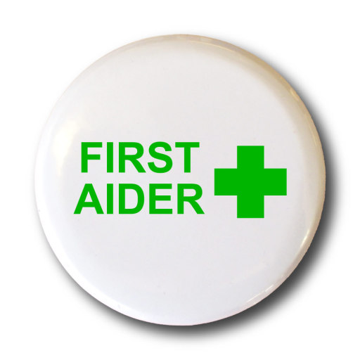 First Aider Pin Badges