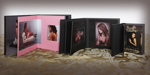 Boudoir portrait photography albums and books