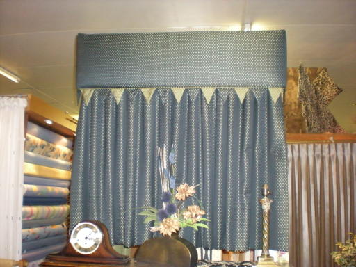 Pelmet and Curtains