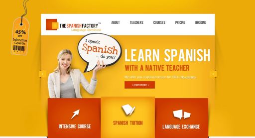 The Spanish Factory homepage