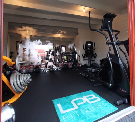 Our gym includes 3 cardiovascular machines, free weights, kettlebells and a multi-gym