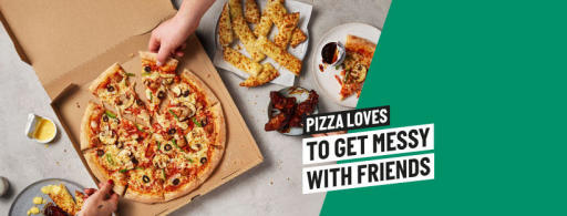 Papa John's Pizza Loves to Get Messy With Friends.