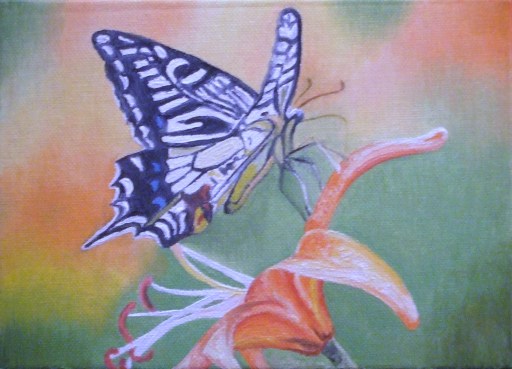 Nectar Of Flight - Painting in oils