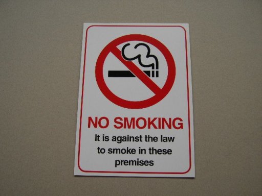 No Smoking Signs and Stickers