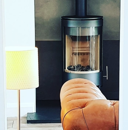 Green Man Stoves Purevision Cylinder Customer Pic