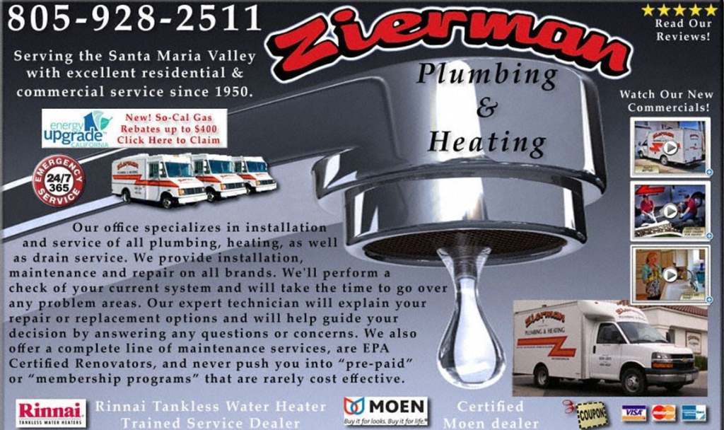 Santa Maria Plumbing & Heating Company 2341 Meredith LN, Suite 1, Santa