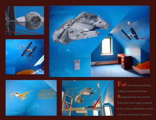 Star Wars Full Room Mural