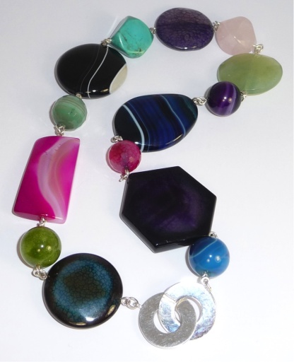 Multi-stone necklace