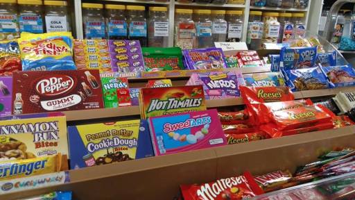 ToffeeWorld shop counter display