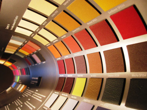Coloured Fabric Shade cards sample cards pattern books