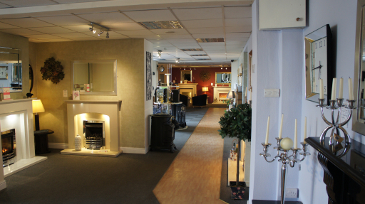 Interior of the Fireplace Showroom