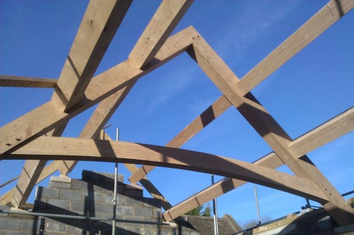 oak trusses and purlin sets available